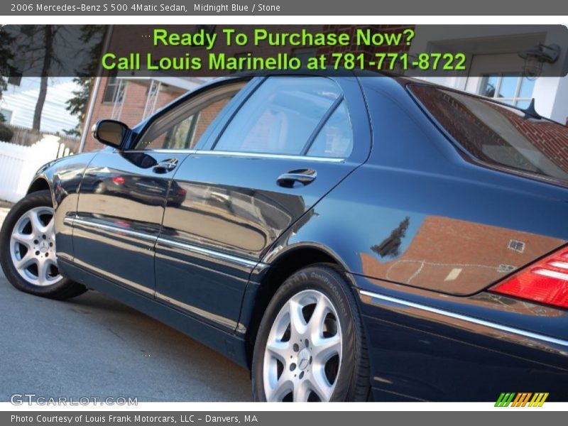 Midnight Blue / Stone 2006 Mercedes-Benz S 500 4Matic Sedan