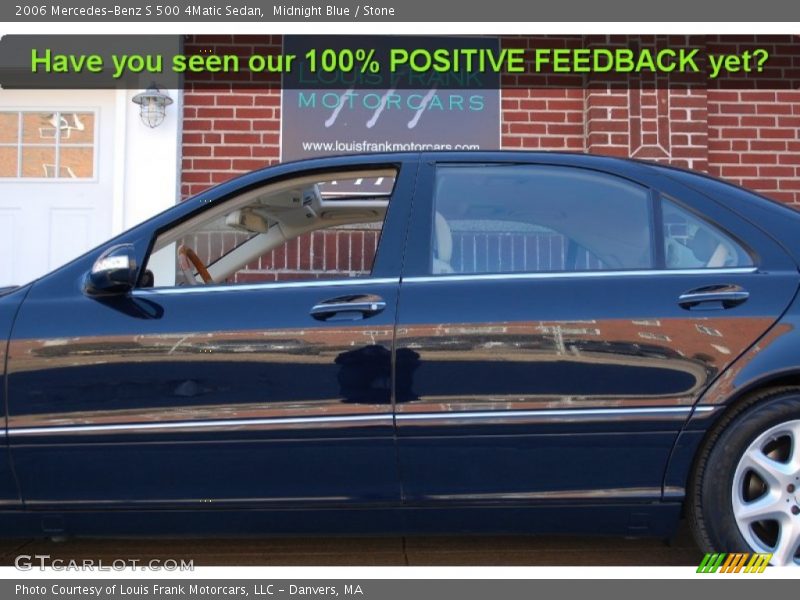Midnight Blue / Stone 2006 Mercedes-Benz S 500 4Matic Sedan