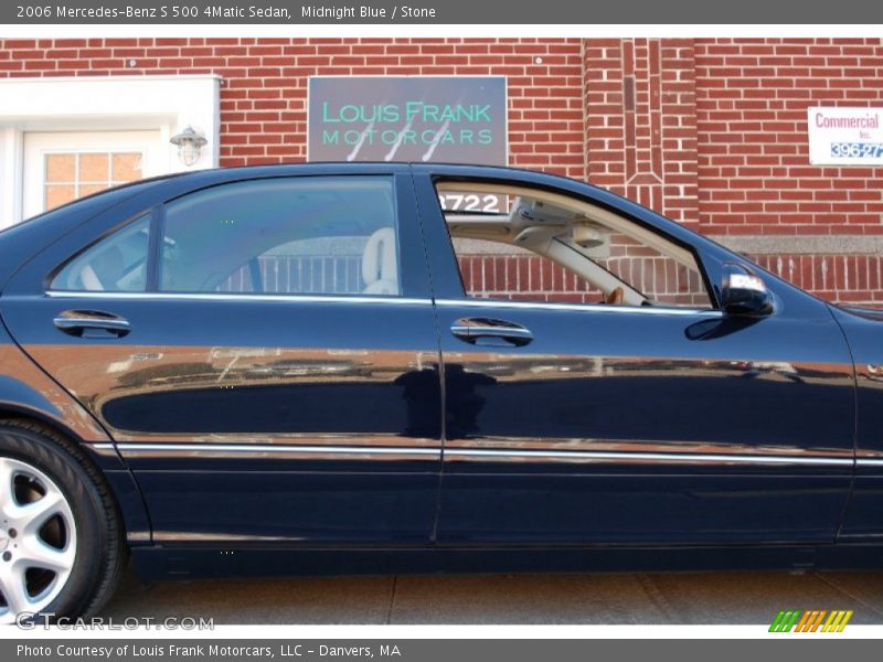 Midnight Blue / Stone 2006 Mercedes-Benz S 500 4Matic Sedan