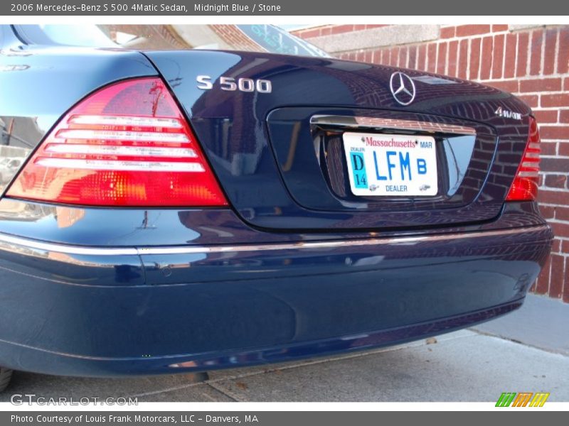 Midnight Blue / Stone 2006 Mercedes-Benz S 500 4Matic Sedan