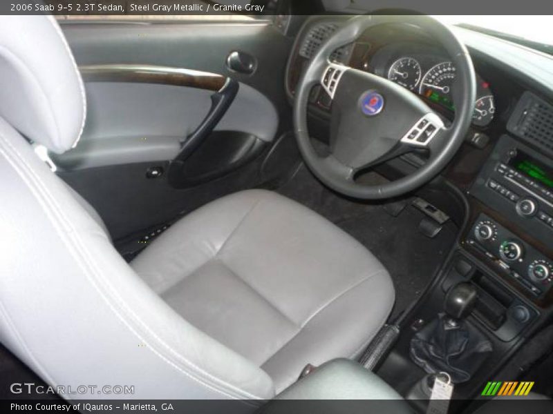 Steel Gray Metallic / Granite Gray 2006 Saab 9-5 2.3T Sedan