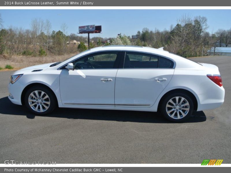 Summit White / Ebony 2014 Buick LaCrosse Leather