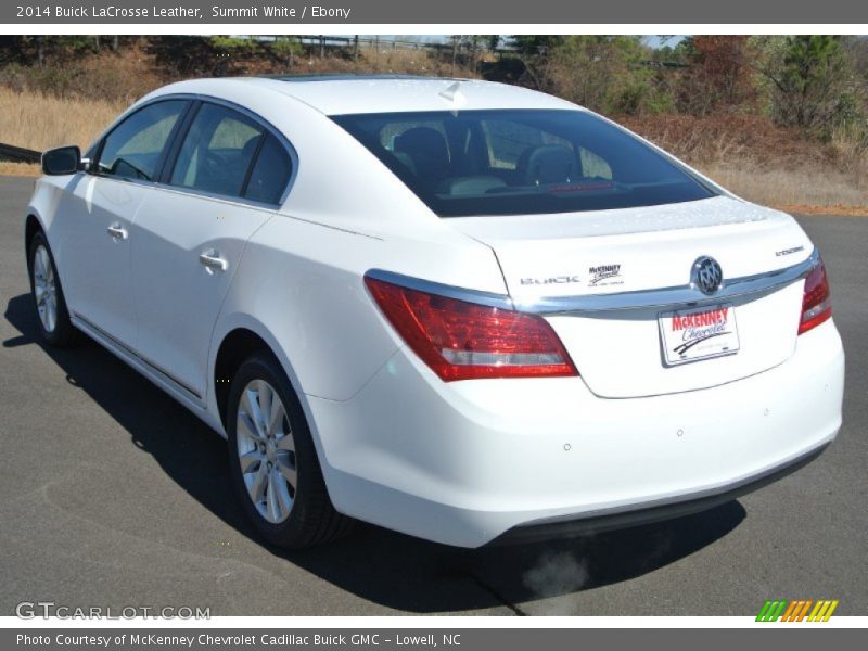 Summit White / Ebony 2014 Buick LaCrosse Leather