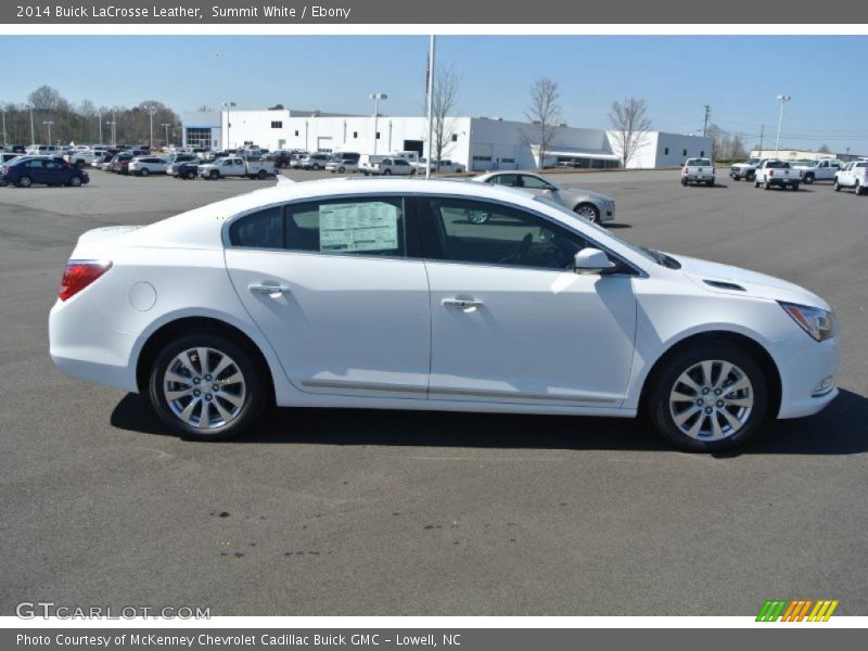 Summit White / Ebony 2014 Buick LaCrosse Leather