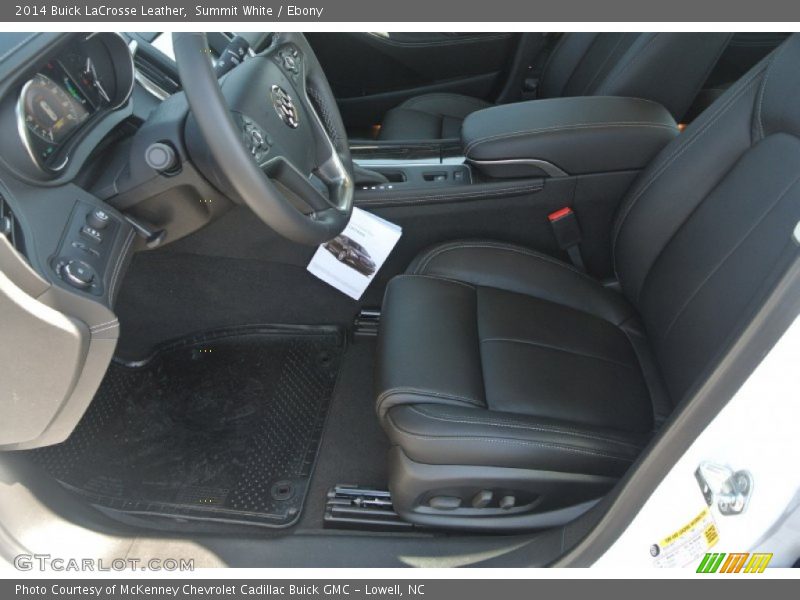Summit White / Ebony 2014 Buick LaCrosse Leather
