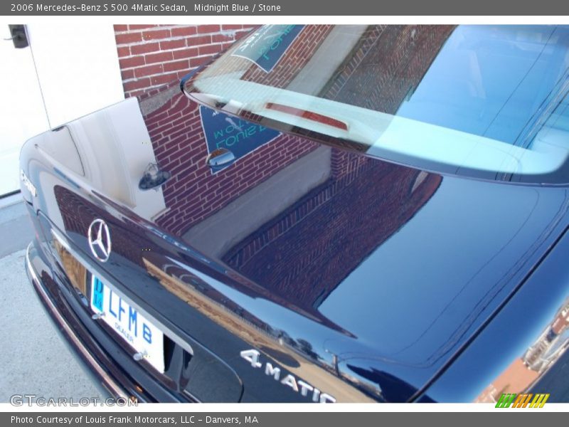 Midnight Blue / Stone 2006 Mercedes-Benz S 500 4Matic Sedan