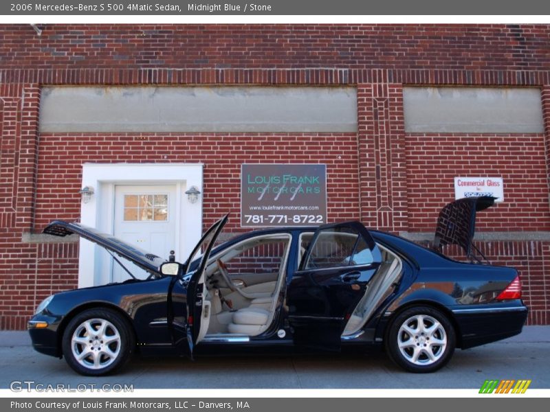 Midnight Blue / Stone 2006 Mercedes-Benz S 500 4Matic Sedan