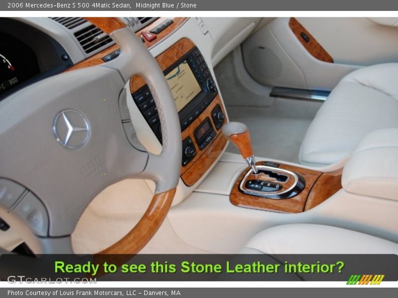Midnight Blue / Stone 2006 Mercedes-Benz S 500 4Matic Sedan