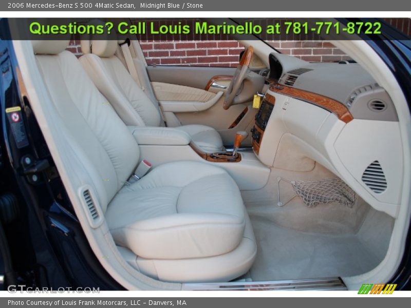 Midnight Blue / Stone 2006 Mercedes-Benz S 500 4Matic Sedan