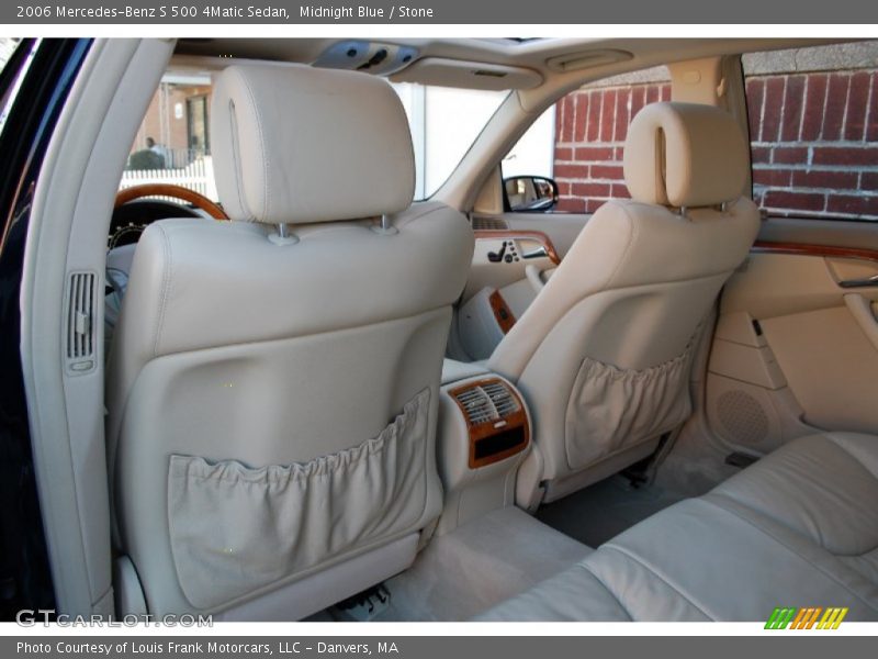 Rear Seat of 2006 S 500 4Matic Sedan