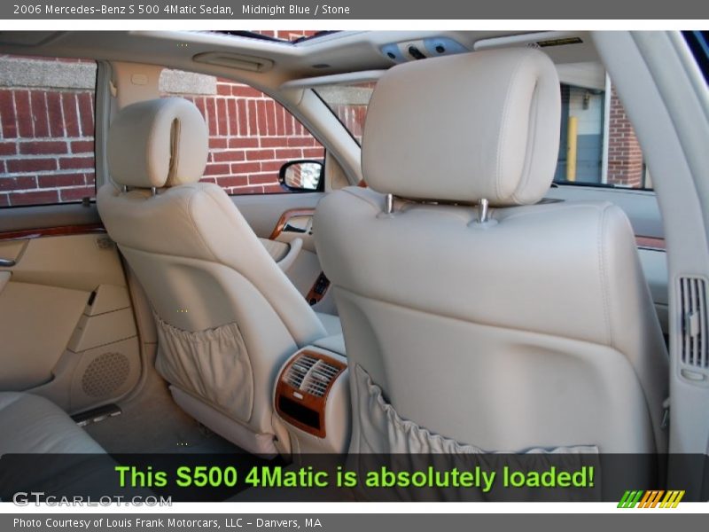 Midnight Blue / Stone 2006 Mercedes-Benz S 500 4Matic Sedan