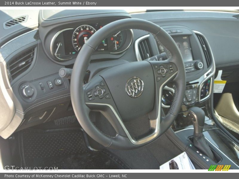 Summit White / Ebony 2014 Buick LaCrosse Leather