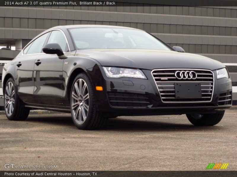 Brilliant Black / Black 2014 Audi A7 3.0T quattro Premium Plus