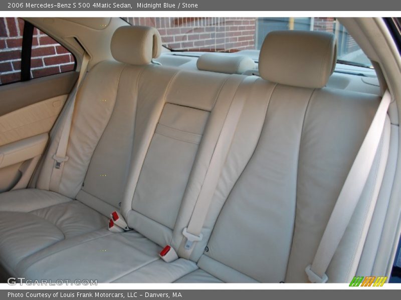 Rear Seat of 2006 S 500 4Matic Sedan