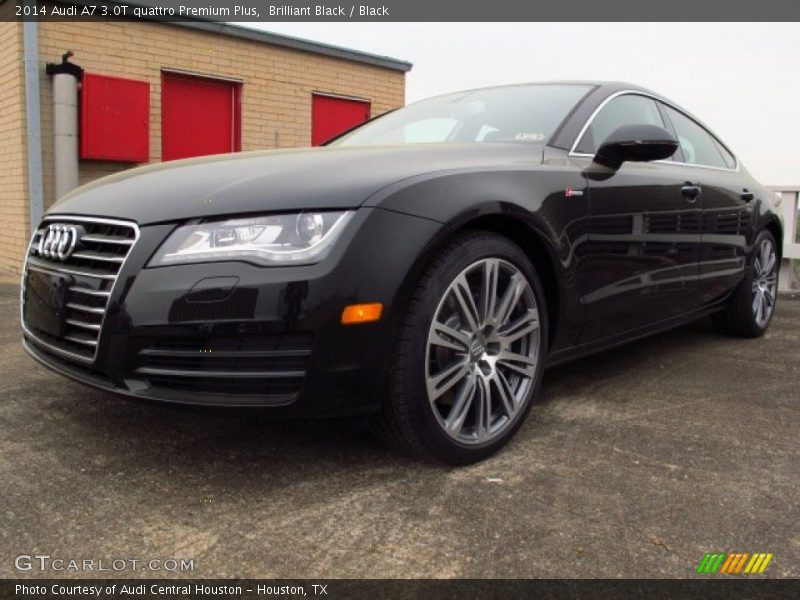 Brilliant Black / Black 2014 Audi A7 3.0T quattro Premium Plus