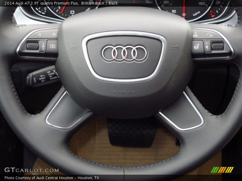 Brilliant Black / Black 2014 Audi A7 3.0T quattro Premium Plus
