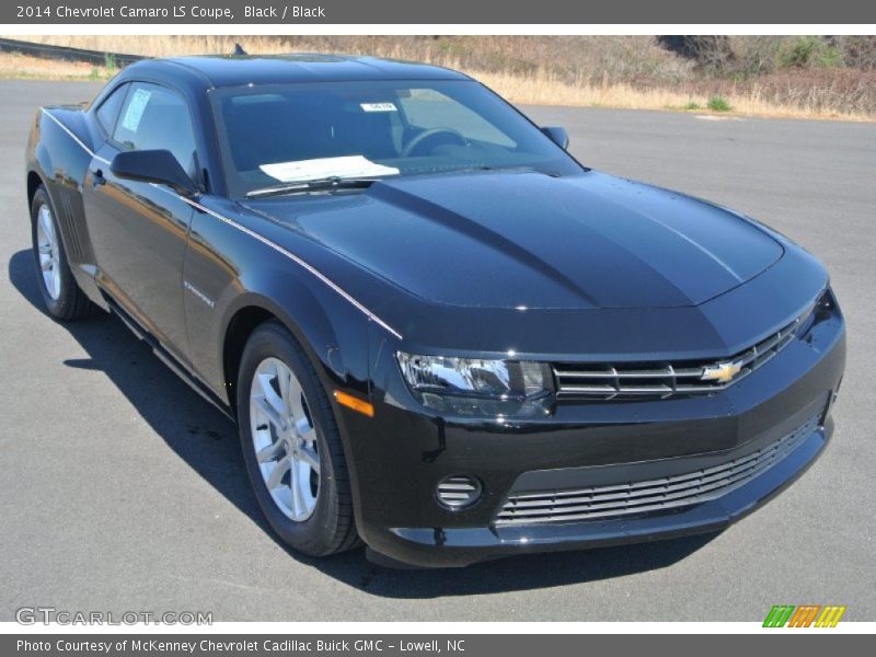 Black / Black 2014 Chevrolet Camaro LS Coupe