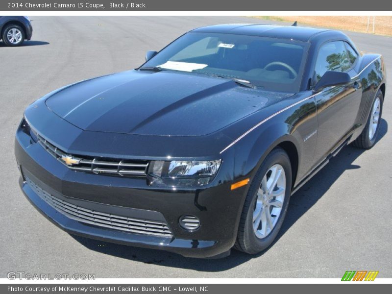 Black / Black 2014 Chevrolet Camaro LS Coupe