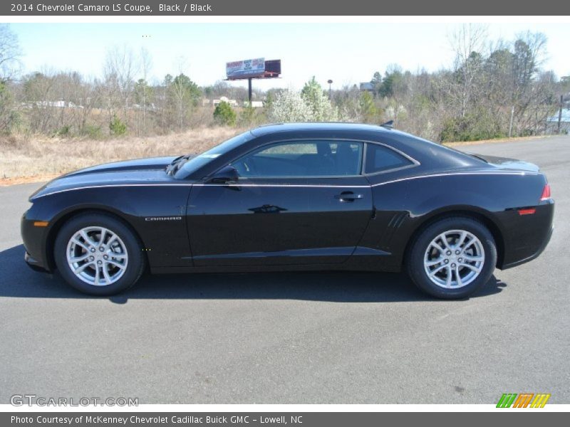 Black / Black 2014 Chevrolet Camaro LS Coupe