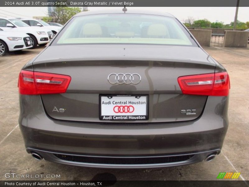 Dakota Gray Metallic / Velvet Beige 2014 Audi A6 3.0T quattro Sedan