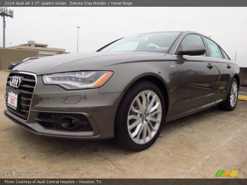 Dakota Gray Metallic / Velvet Beige 2014 Audi A6 3.0T quattro Sedan