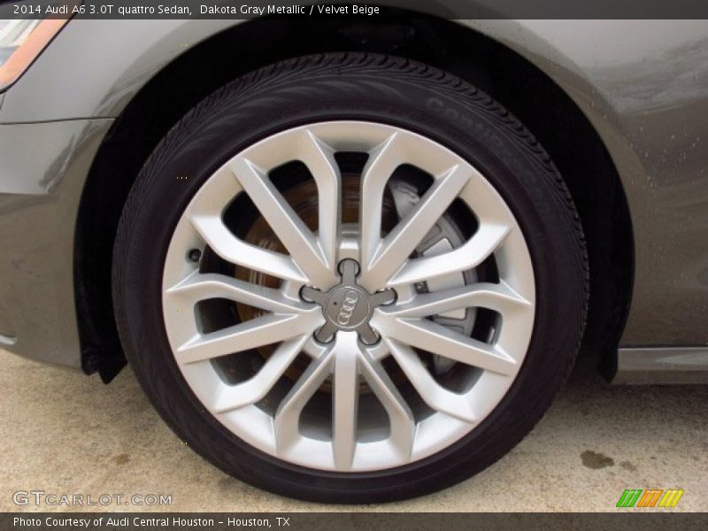 Dakota Gray Metallic / Velvet Beige 2014 Audi A6 3.0T quattro Sedan