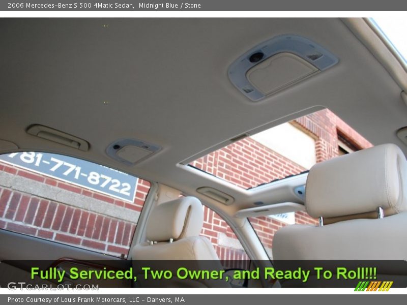 Midnight Blue / Stone 2006 Mercedes-Benz S 500 4Matic Sedan