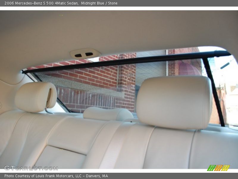 Rear Seat of 2006 S 500 4Matic Sedan