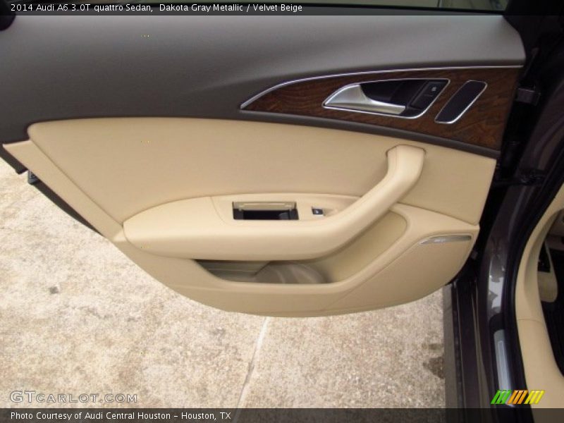 Dakota Gray Metallic / Velvet Beige 2014 Audi A6 3.0T quattro Sedan