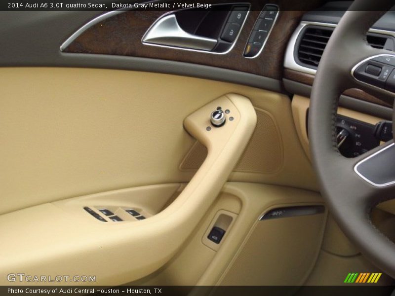 Dakota Gray Metallic / Velvet Beige 2014 Audi A6 3.0T quattro Sedan