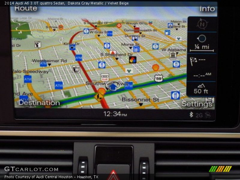 Dakota Gray Metallic / Velvet Beige 2014 Audi A6 3.0T quattro Sedan