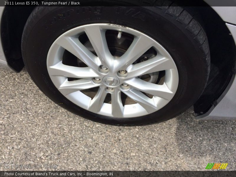 Tungsten Pearl / Black 2011 Lexus ES 350