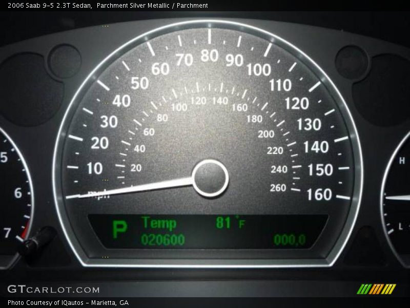 Parchment Silver Metallic / Parchment 2006 Saab 9-5 2.3T Sedan