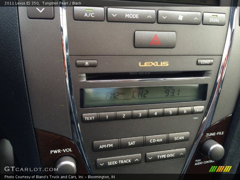 Tungsten Pearl / Black 2011 Lexus ES 350