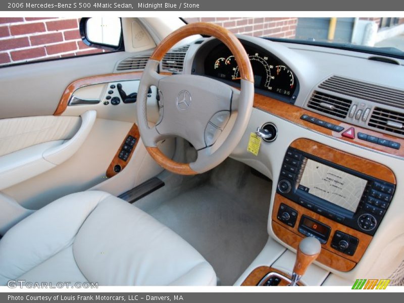 Midnight Blue / Stone 2006 Mercedes-Benz S 500 4Matic Sedan
