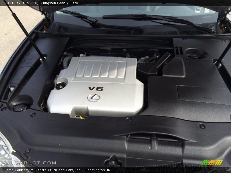 Tungsten Pearl / Black 2011 Lexus ES 350