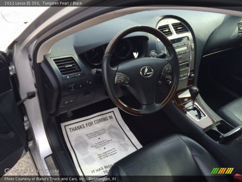 Tungsten Pearl / Black 2011 Lexus ES 350