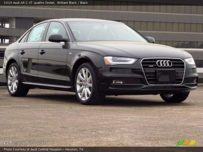 Brilliant Black / Black 2014 Audi A4 2.0T quattro Sedan