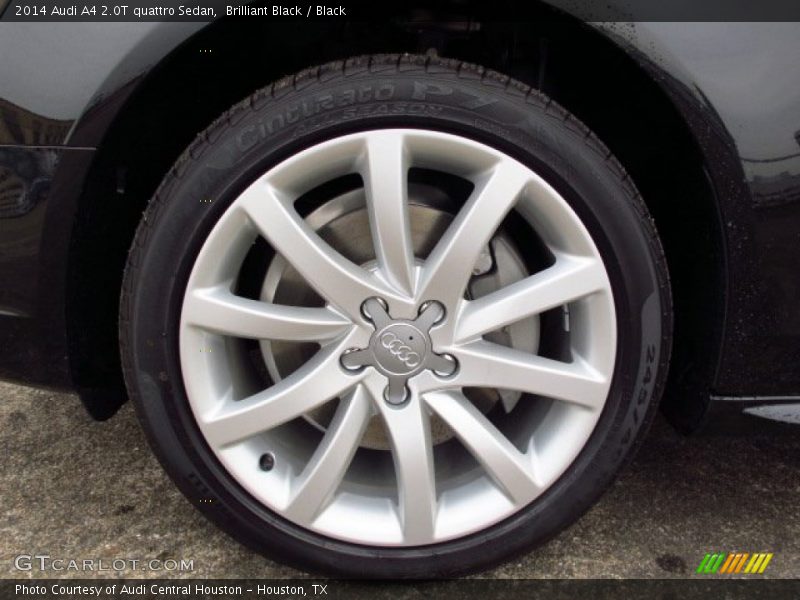 Brilliant Black / Black 2014 Audi A4 2.0T quattro Sedan