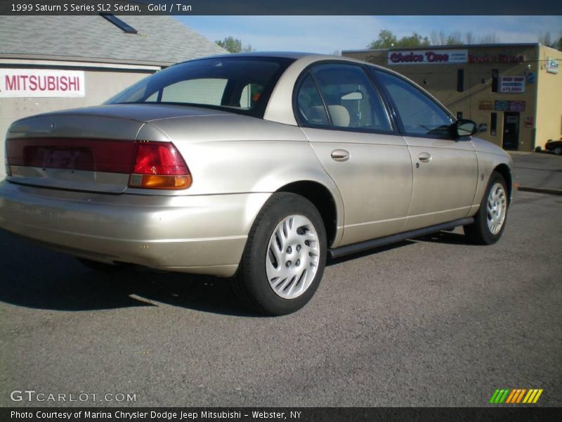 Gold / Tan 1999 Saturn S Series SL2 Sedan