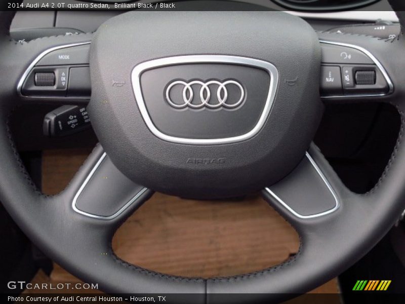 Brilliant Black / Black 2014 Audi A4 2.0T quattro Sedan