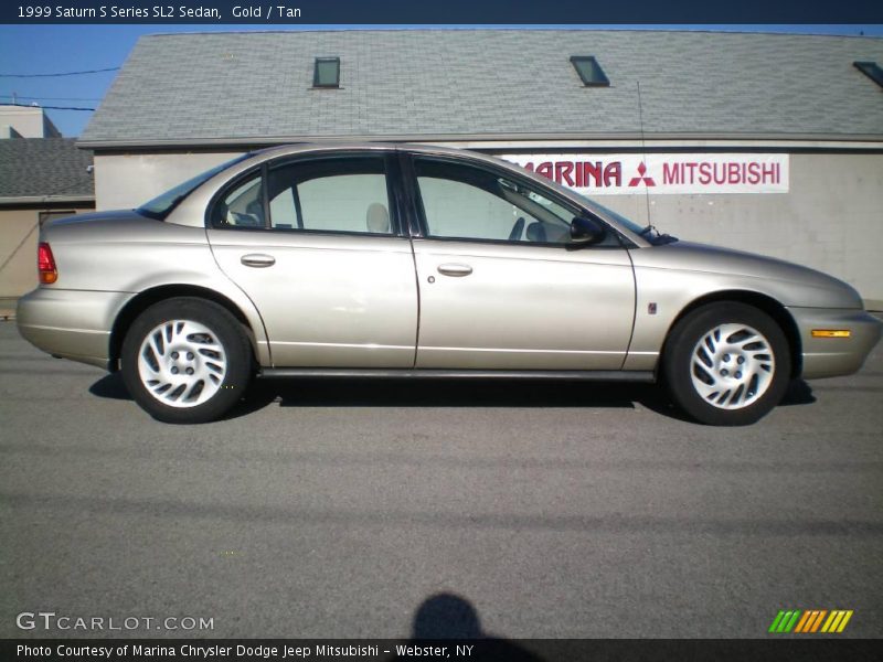 Gold / Tan 1999 Saturn S Series SL2 Sedan