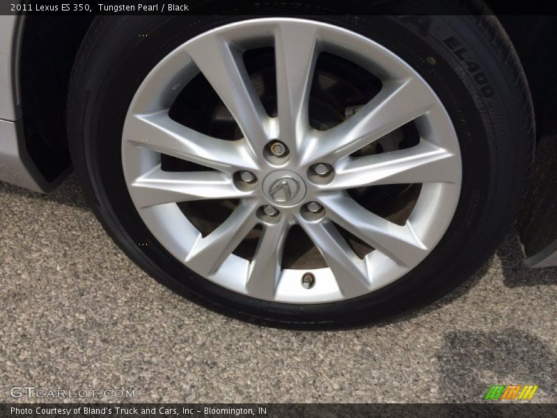 Tungsten Pearl / Black 2011 Lexus ES 350