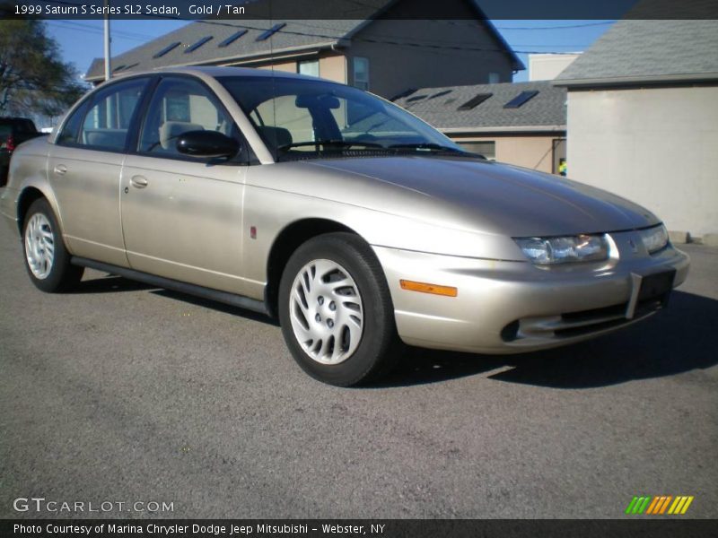 Gold / Tan 1999 Saturn S Series SL2 Sedan