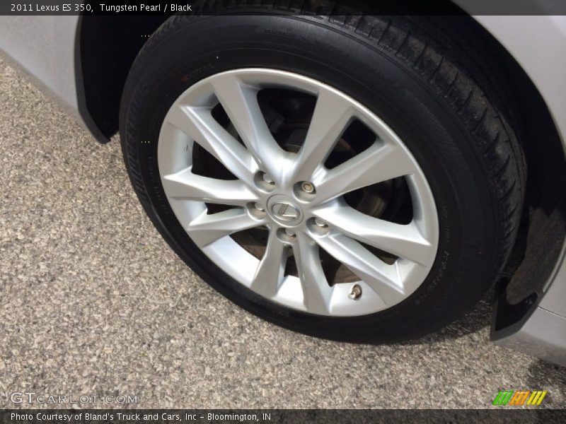 Tungsten Pearl / Black 2011 Lexus ES 350