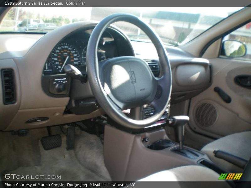 Gold / Tan 1999 Saturn S Series SL2 Sedan