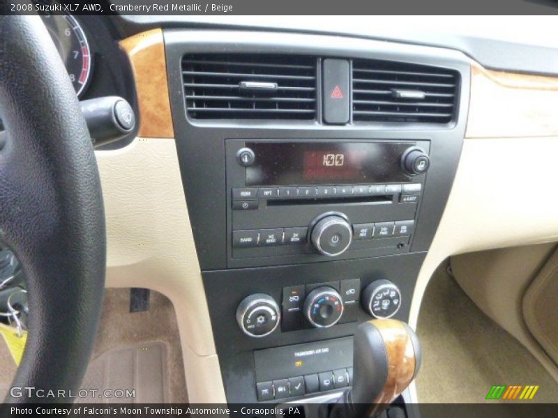 Cranberry Red Metallic / Beige 2008 Suzuki XL7 AWD