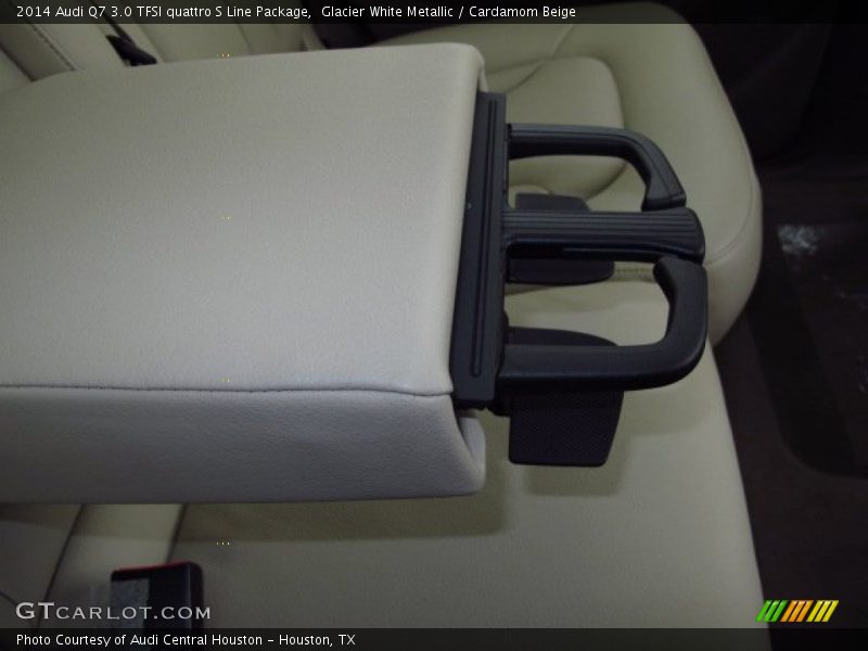 Glacier White Metallic / Cardamom Beige 2014 Audi Q7 3.0 TFSI quattro S Line Package