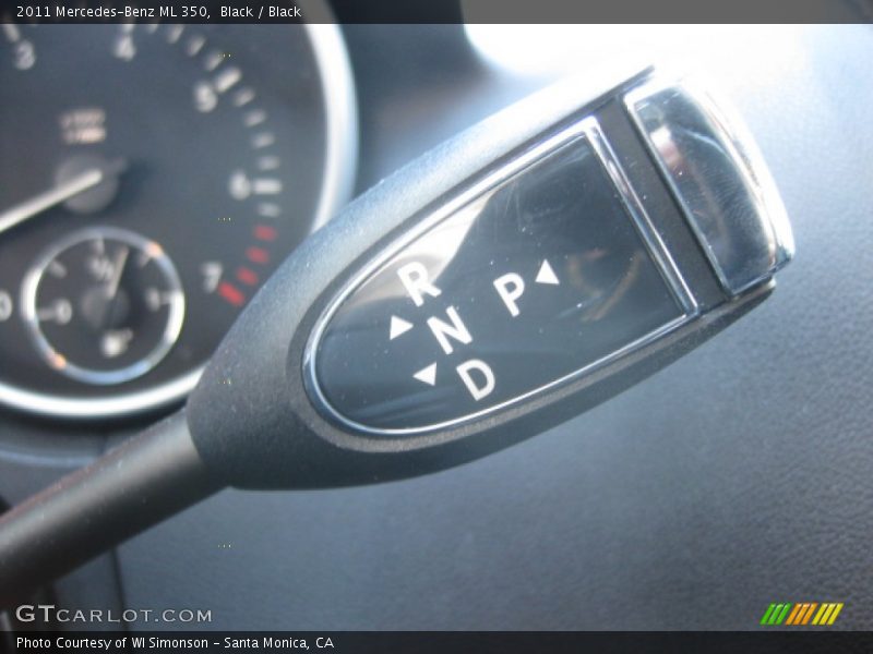Black / Black 2011 Mercedes-Benz ML 350