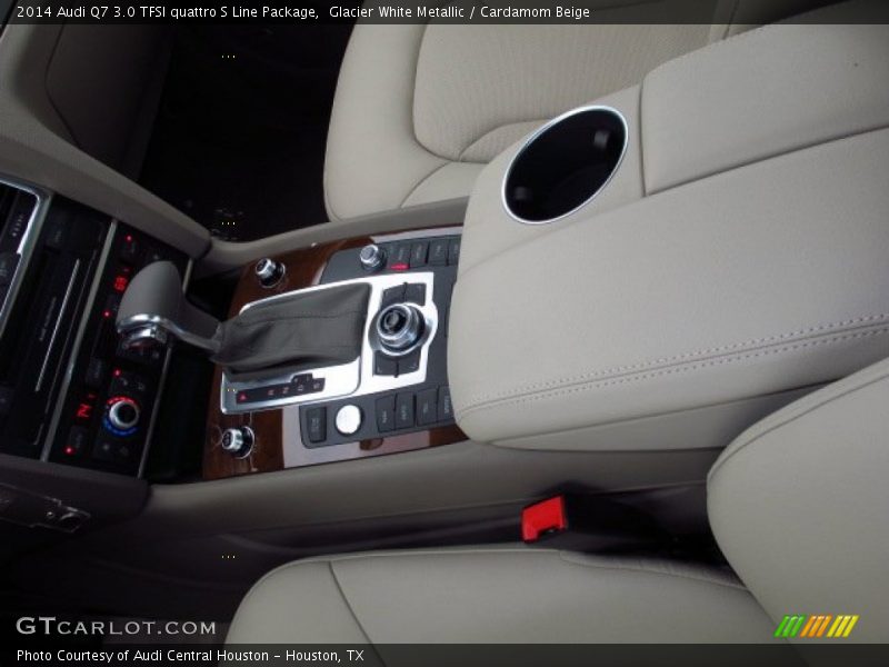 Glacier White Metallic / Cardamom Beige 2014 Audi Q7 3.0 TFSI quattro S Line Package